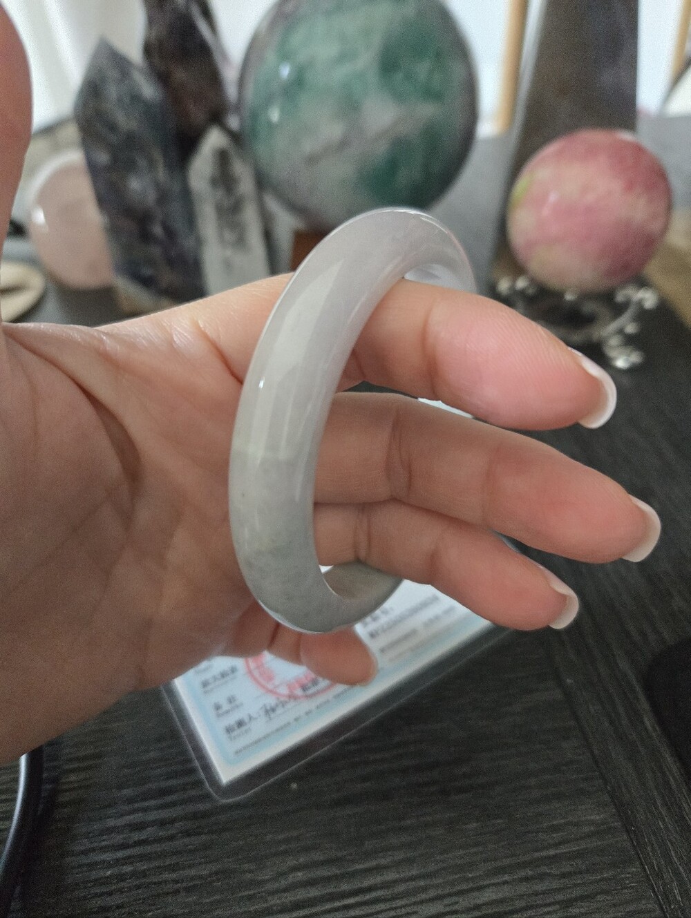 JADE BANGLE - Picture 5 of 5